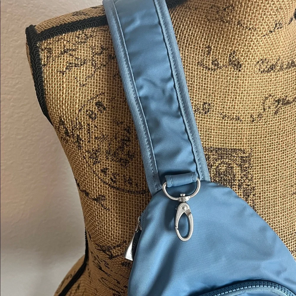 Baggalini Slate Blue Sling Bag - Picture 3 of 9